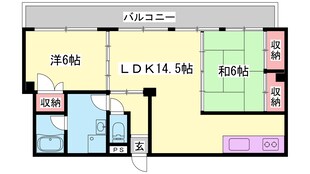 京口駅 徒歩19分 4階の物件間取画像